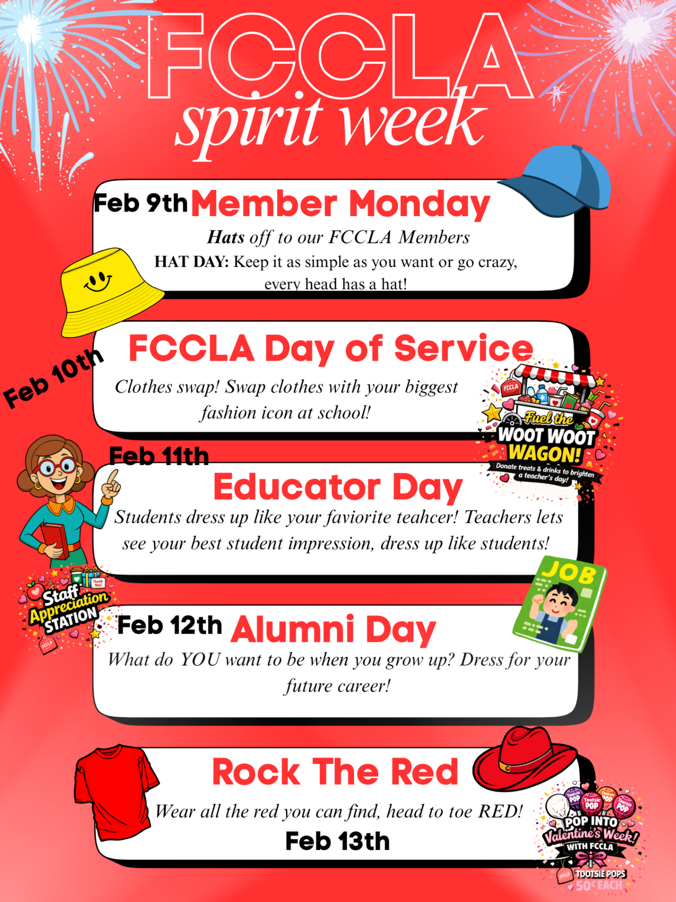 FCCLA Week Dress-Up Days